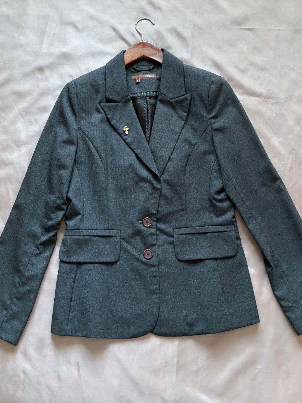 Dark Charcoal Gray Suit Jacket